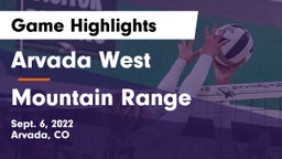 Arvada West  vs Mountain Range Game Highlights - Sept. 6, 2022