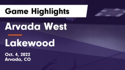Arvada West  vs Lakewood  Game Highlights - Oct. 4, 2022