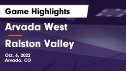Arvada West  vs Ralston Valley Game Highlights - Oct. 6, 2022