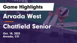 Arvada West  vs Chatfield Senior  Game Highlights - Oct. 18, 2022