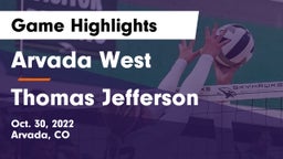 Arvada West  vs Thomas Jefferson  Game Highlights - Oct. 30, 2022