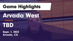 Arvada West  vs TBD Game Highlights - Sept. 1, 2023