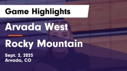Arvada West  vs Rocky Mountain  Game Highlights - Sept. 2, 2023
