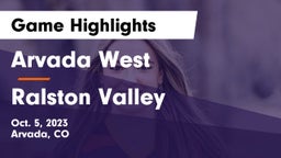 Arvada West  vs Ralston Valley  Game Highlights - Oct. 5, 2023