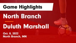 North Branch  vs Duluth Marshall Game Highlights - Oct. 8, 2022