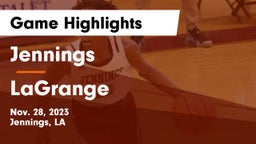 Jennings  vs LaGrange  Game Highlights - Nov. 28, 2023