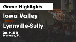 Iowa Valley  vs Lynnville-Sully  Game Highlights - Jan. 9, 2018