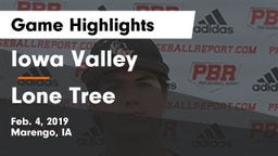 Iowa Valley  vs Lone Tree  Game Highlights - Feb. 4, 2019