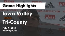 Iowa Valley  vs Tri-County  Game Highlights - Feb. 9, 2019