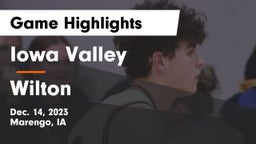 Iowa Valley  vs Wilton  Game Highlights - Dec. 14, 2023