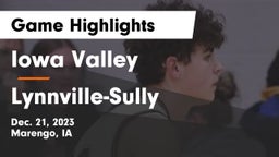 Iowa Valley  vs Lynnville-Sully  Game Highlights - Dec. 21, 2023