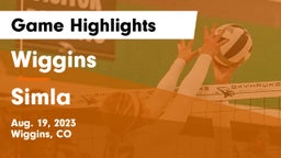 Wiggins  vs Simla  Game Highlights - Aug. 19, 2023