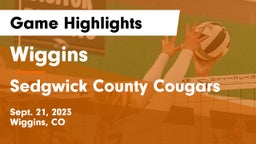 Wiggins  vs Sedgwick County Cougars Game Highlights - Sept. 21, 2023