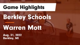Berkley Schools vs Warren Mott Game Highlights - Aug. 31, 2022