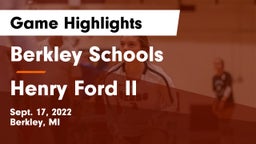 Berkley Schools vs Henry Ford II  Game Highlights - Sept. 17, 2022