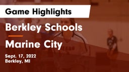 Berkley Schools vs Marine City Game Highlights - Sept. 17, 2022
