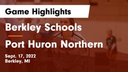 Berkley Schools vs Port Huron Northern  Game Highlights - Sept. 17, 2022