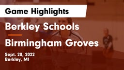 Berkley Schools vs Birmingham Groves Game Highlights - Sept. 20, 2022