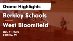 Berkley Schools vs West Bloomfield  Game Highlights - Oct. 11, 2022
