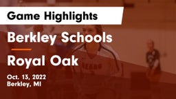 Berkley Schools vs Royal Oak Game Highlights - Oct. 13, 2022
