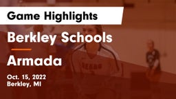 Berkley Schools vs Armada  Game Highlights - Oct. 15, 2022