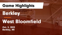 Berkley  vs West Bloomfield  Game Highlights - Oct. 3, 2023