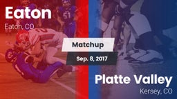 Matchup: Eaton  vs. Platte Valley  2017