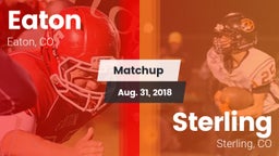 Matchup: Eaton  vs. Sterling  2018