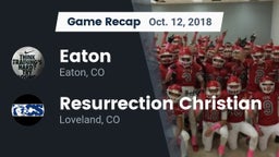 Recap: Eaton  vs. Resurrection Christian  2018