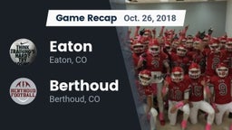 Recap: Eaton  vs. Berthoud  2018