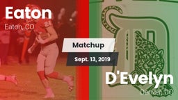 Matchup: Eaton  vs. D'Evelyn  2019