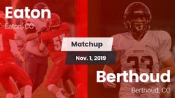 Matchup: Eaton  vs. Berthoud  2019