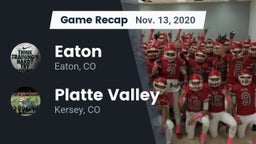 Recap: Eaton  vs. Platte Valley  2020