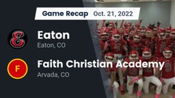 Recap: Eaton  vs. Faith Christian Academy 2022