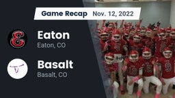 Recap: Eaton  vs. Basalt  2022