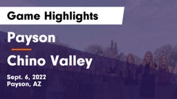 Payson  vs Chino Valley   Game Highlights - Sept. 6, 2022