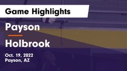 Payson  vs Holbrook   Game Highlights - Oct. 19, 2022