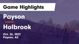 Payson  vs Holbrook  Game Highlights - Oct. 26, 2022
