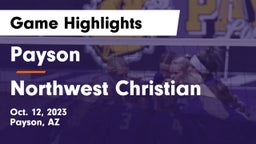 Payson  vs Northwest Christian  Game Highlights - Oct. 12, 2023
