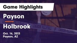 Payson  vs Holbrook Game Highlights - Oct. 16, 2023