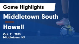 Middletown South  vs Howell Game Highlights - Oct. 21, 2023