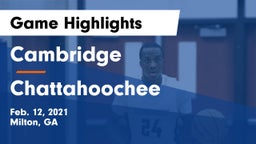 Cambridge  vs Chattahoochee  Game Highlights - Feb. 12, 2021