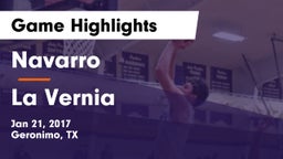 Navarro  vs La Vernia  Game Highlights - Jan 21, 2017