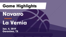 Navarro  vs La Vernia  Game Highlights - Jan. 4, 2019