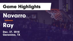 Navarro  vs Ray  Game Highlights - Dec. 27, 2018