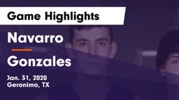 Navarro  vs Gonzales  Game Highlights - Jan. 31, 2020