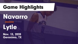 Navarro  vs Lytle  Game Highlights - Nov. 13, 2020