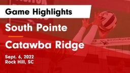 South Pointe  vs Catawba Ridge  Game Highlights - Sept. 6, 2022