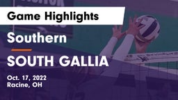 Southern  vs SOUTH GALLIA  Game Highlights - Oct. 17, 2022