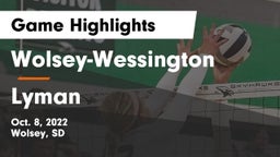 Wolsey-Wessington  vs Lyman Game Highlights - Oct. 8, 2022